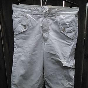 7 For All Mankind Beige Cargo Shorts